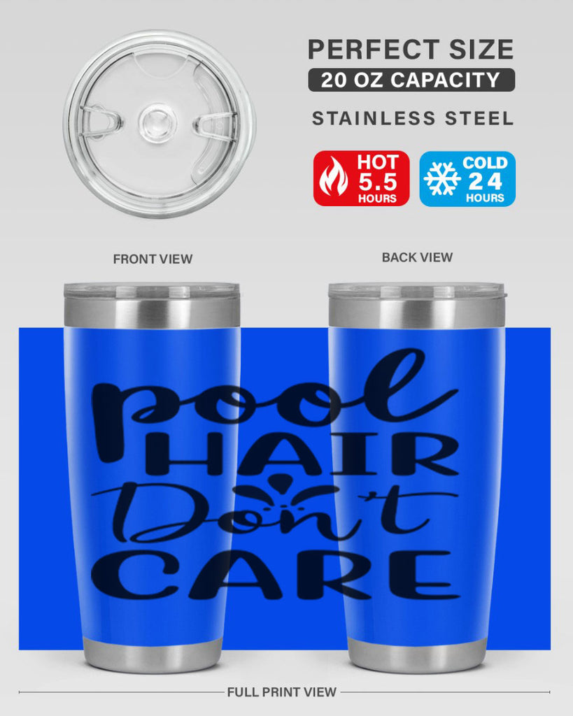 Pool hair dont care 544#- mermaid- Tumbler