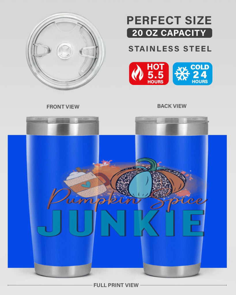 Pumpkin Spice Junkie 550#- fall- Tumbler
