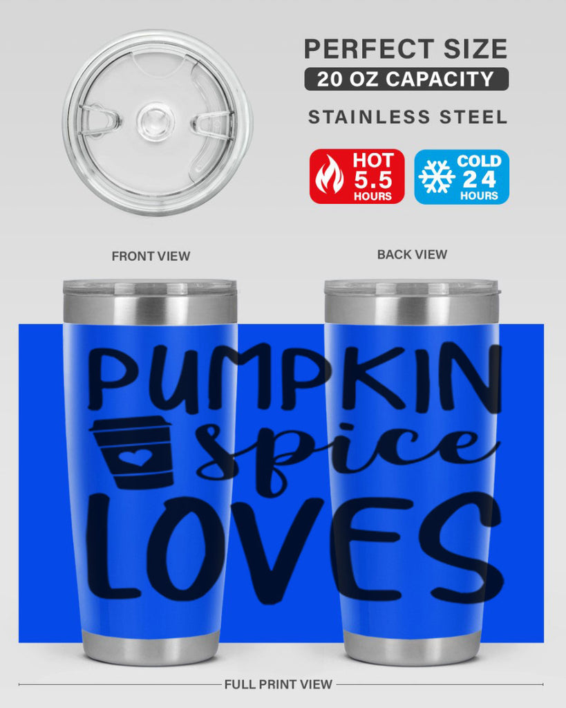 Pumpkin Spice Loves 555#- fall- Tumbler