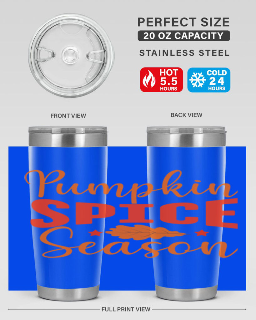 Pumpkin Spice Season Design 557#- fall- Tumbler