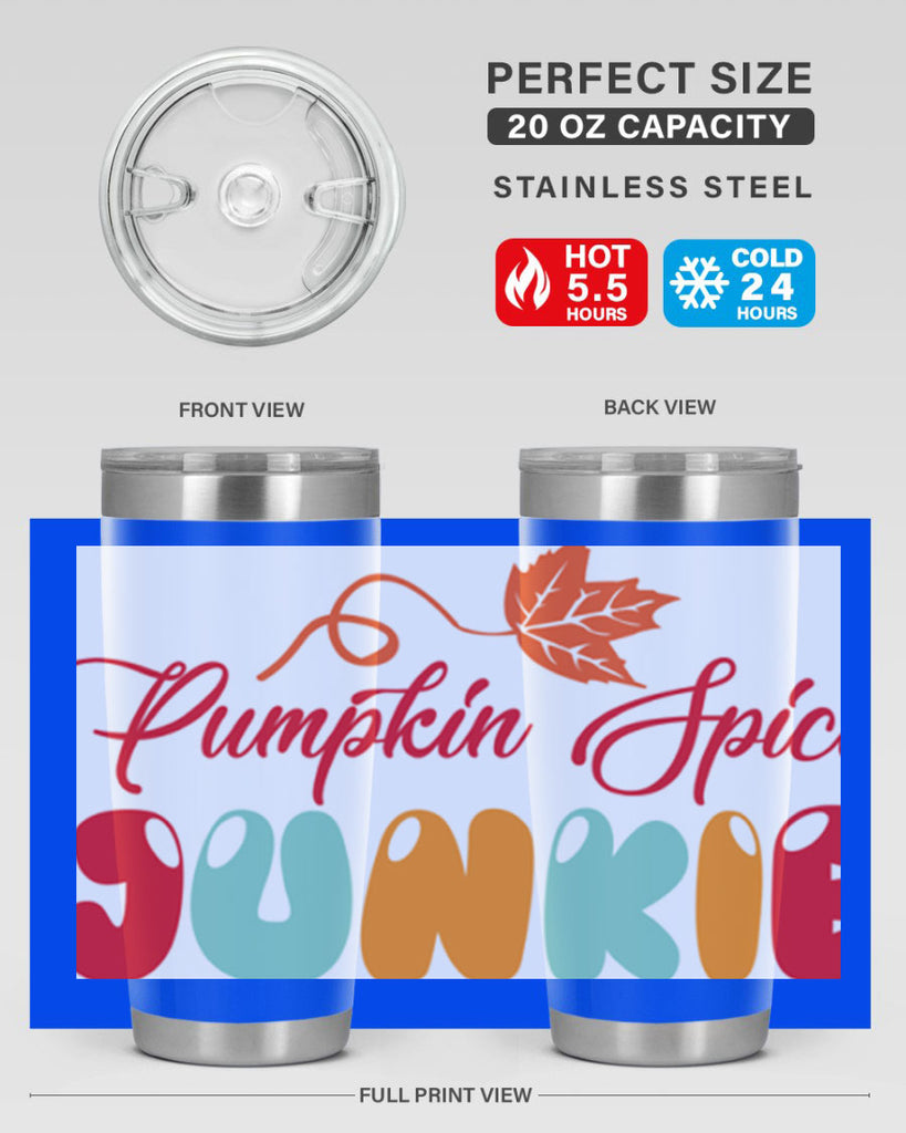 PumpkinSpiceJunkiedesign 569#- fall- Tumbler