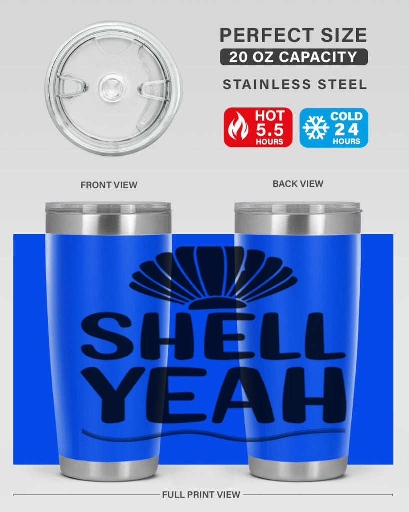 Shell yeah 597#- mermaid- Tumbler