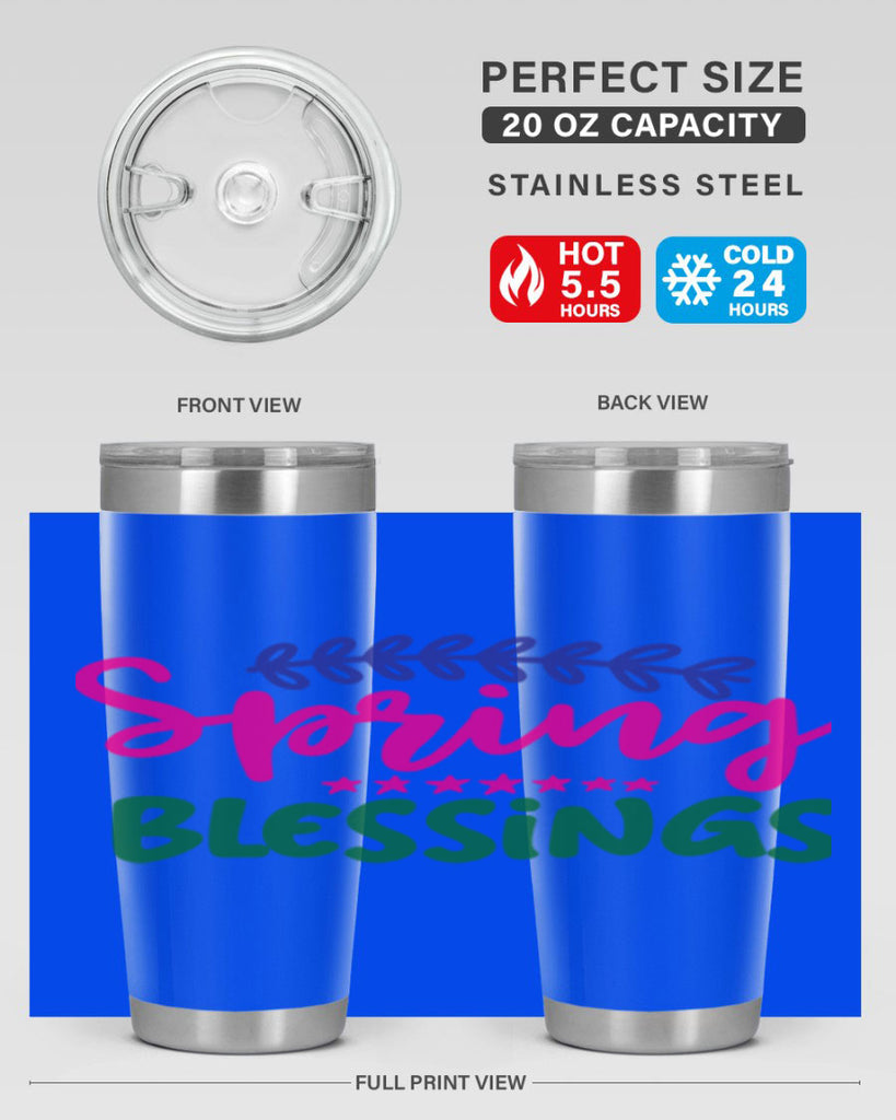 Spring Blessings 419#- spring- Tumbler