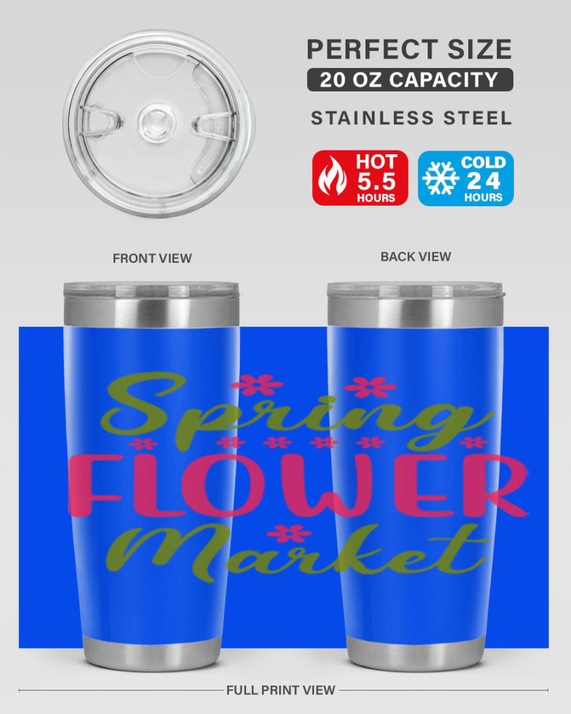 Spring Flower Market 423#- spring- Tumbler