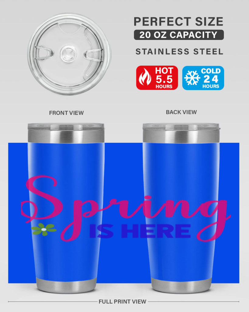 Spring is Here 455#- spring- Tumbler