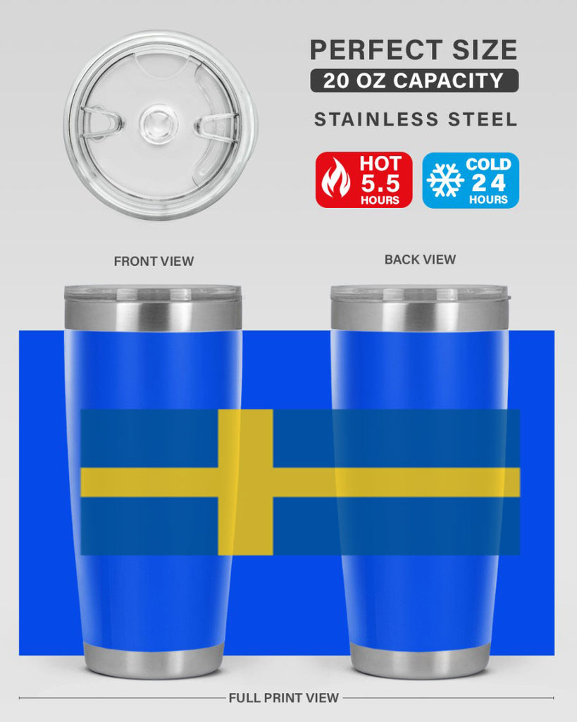 Sweden 29#- world flags- Tumbler