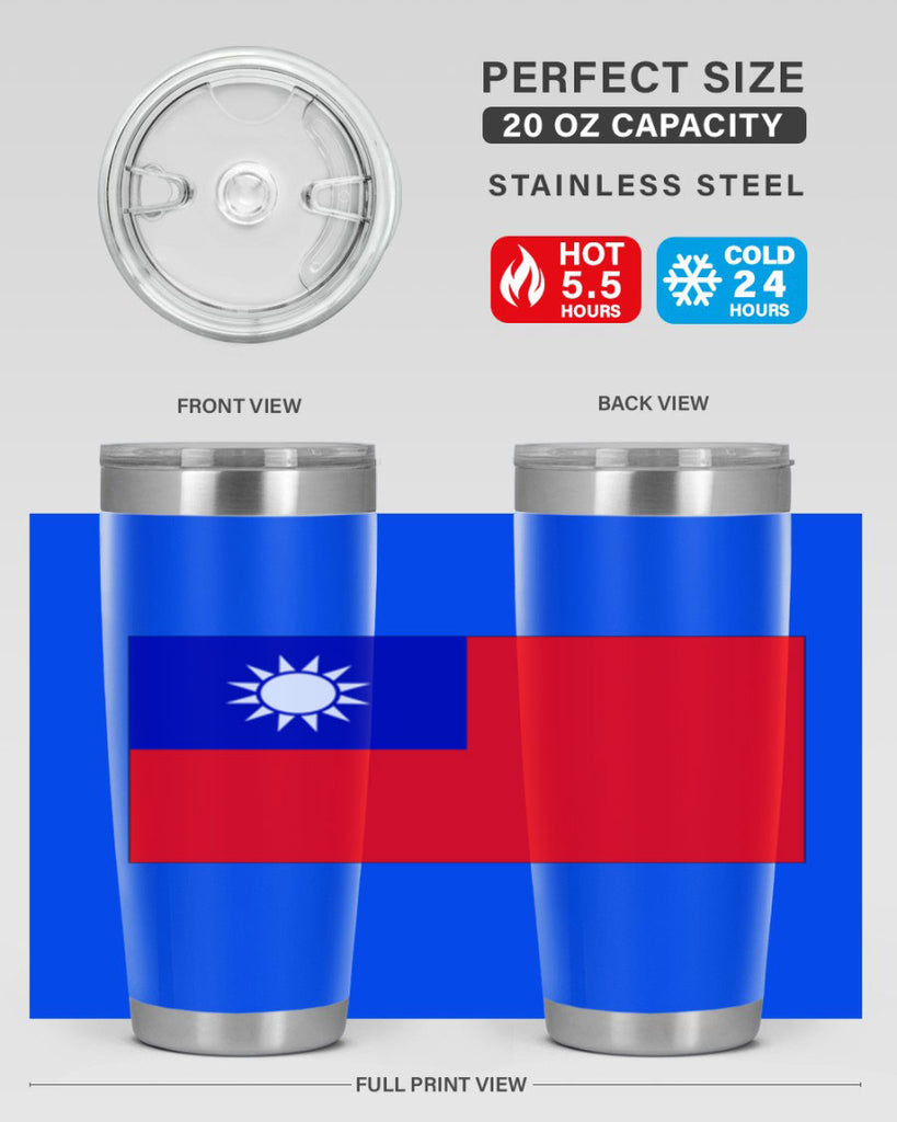 Taiwan 26#- world flags- Tumbler