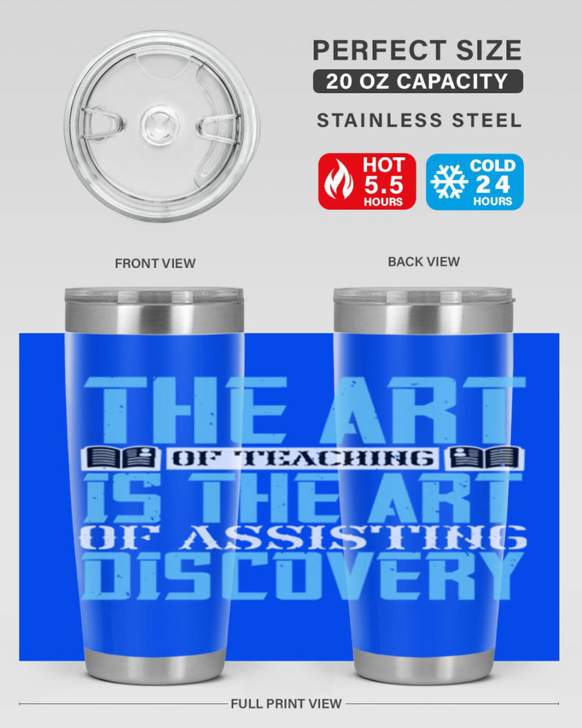 The art of teaching is the art of assisting discovery Style 15#- coaching- tumbler