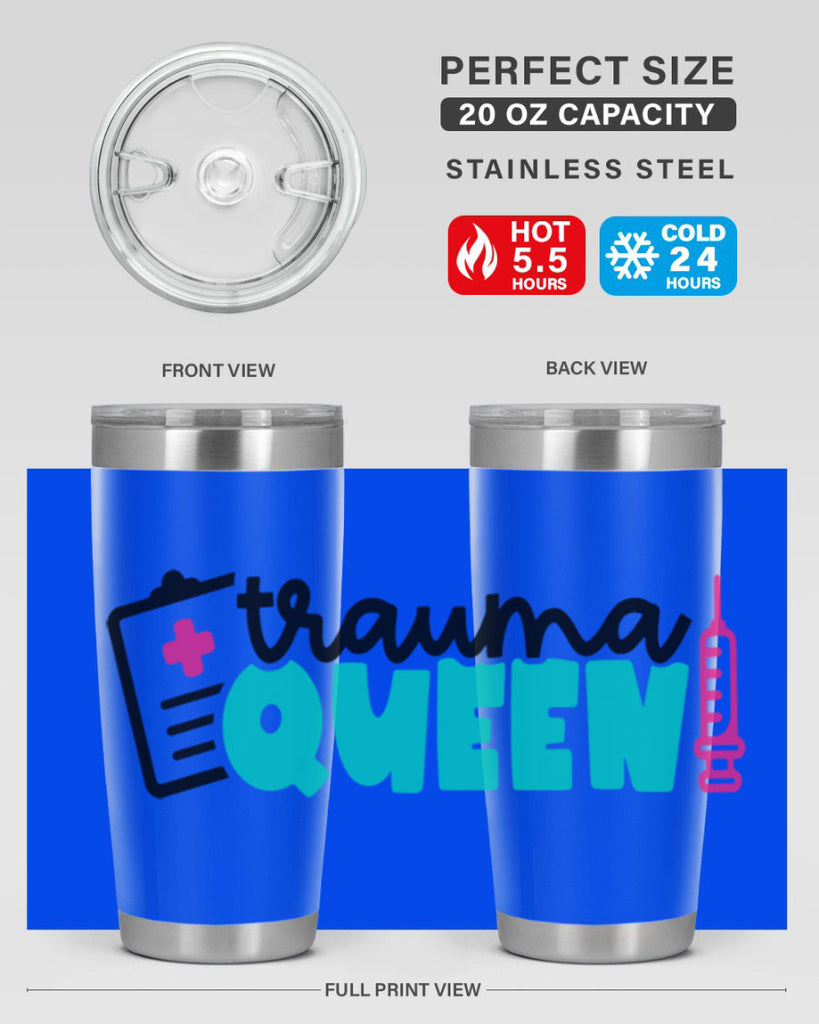 Trauma Queen Style Style 11#- nurse- tumbler