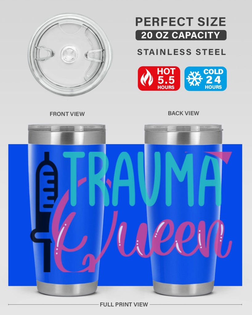 Trauma Queen Style Style 12#- nurse- tumbler