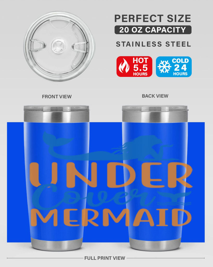 Under Cover Mermaid 644#- mermaid- Tumbler