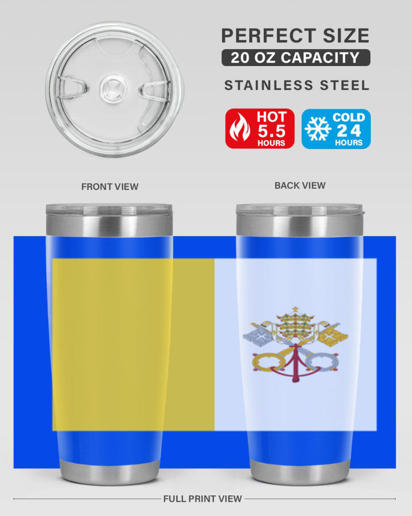 Vatican City 6#- world flags- Tumbler