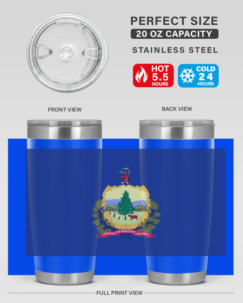 Vermont 7#- Us Flags- Tumbler