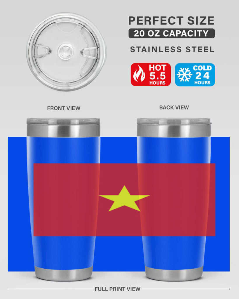 Vietnam 4#- world flags- Tumbler