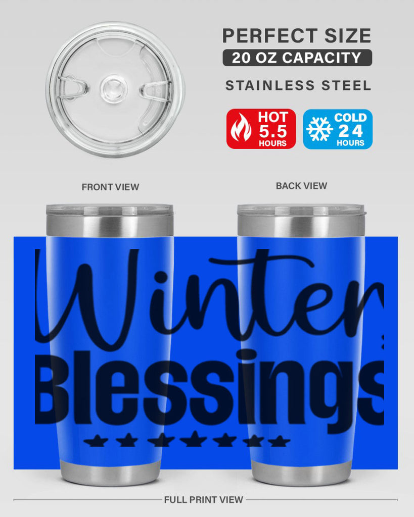 Winter Blessings497#- winter- Tumbler