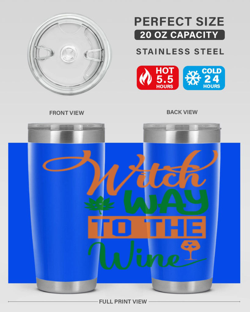 Witch Way to the Wine 650#- fall- Tumbler