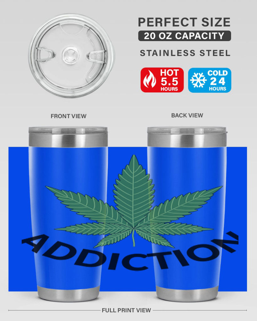 addiction cannabis 8#- marijuana- Tumbler