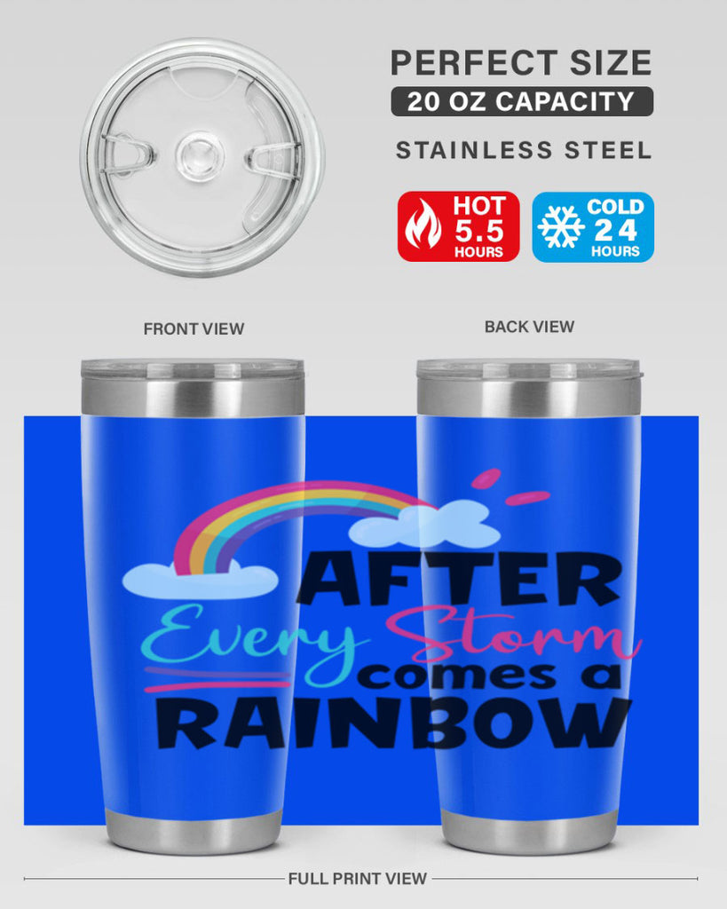 after every storm comes a rainbow Style 291#- baby- tumbler