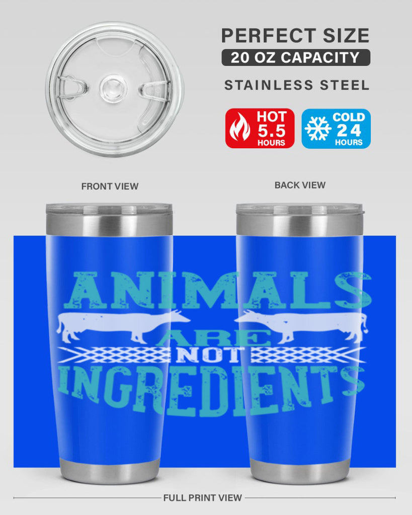 animals are not ingredients 103#- vegan- Tumbler