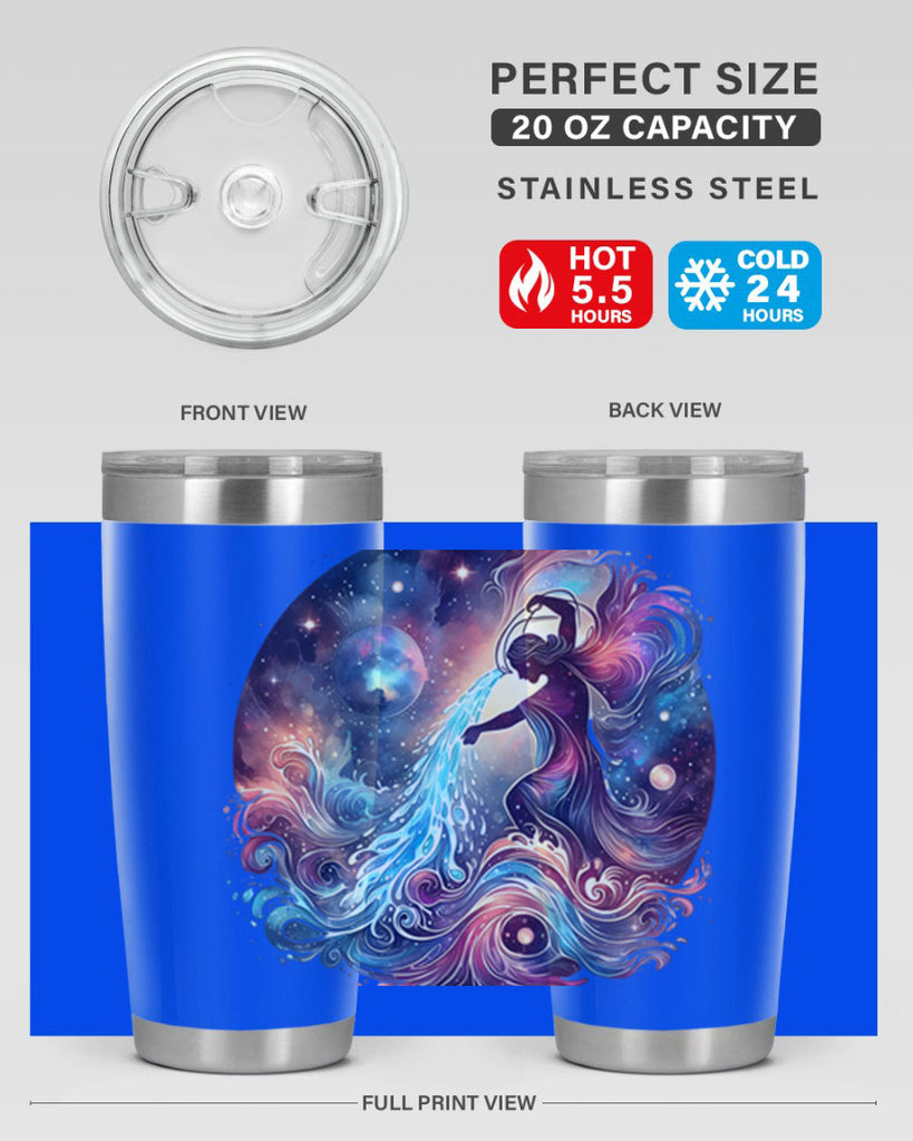 aquarius 79#- zodiac- Tumbler