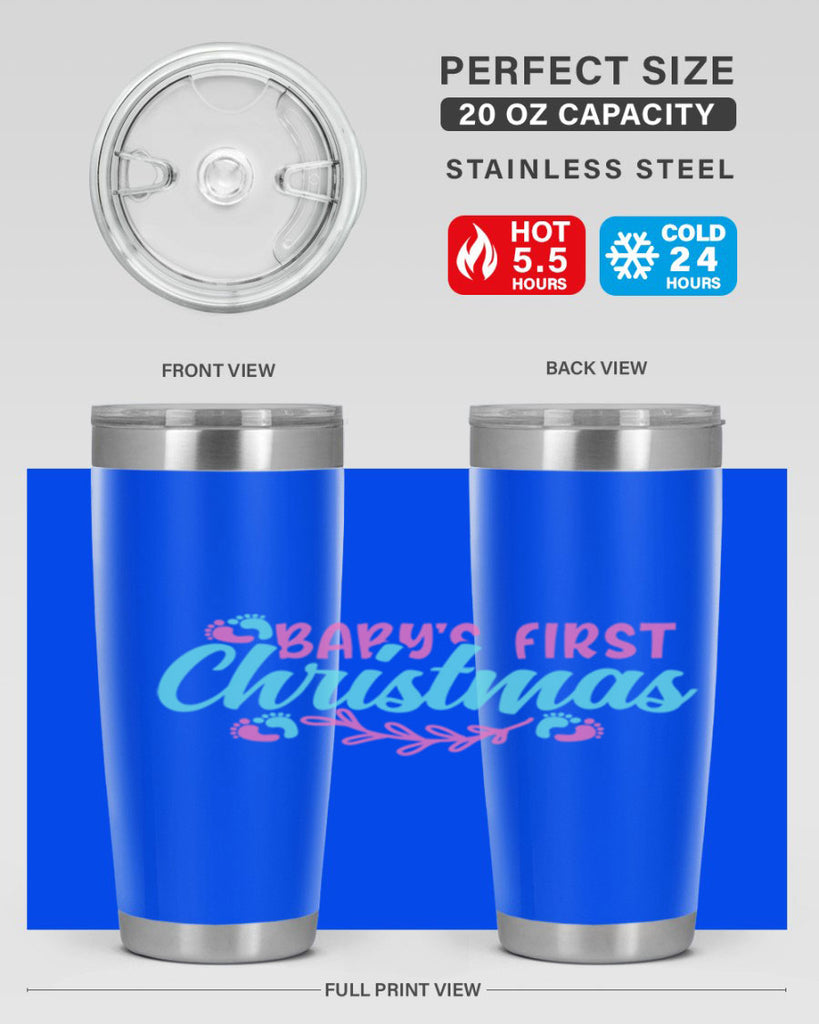 babys first christmas Style 287#- baby- tumbler