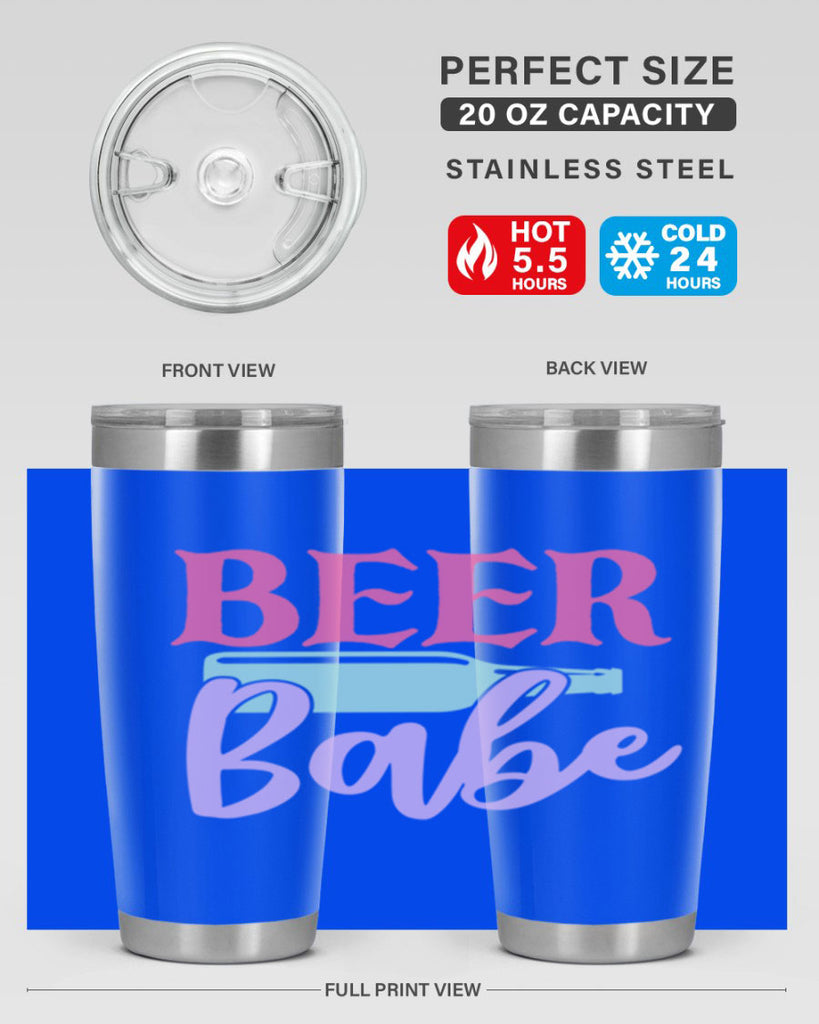 beer babe 135#- beer- Tumbler