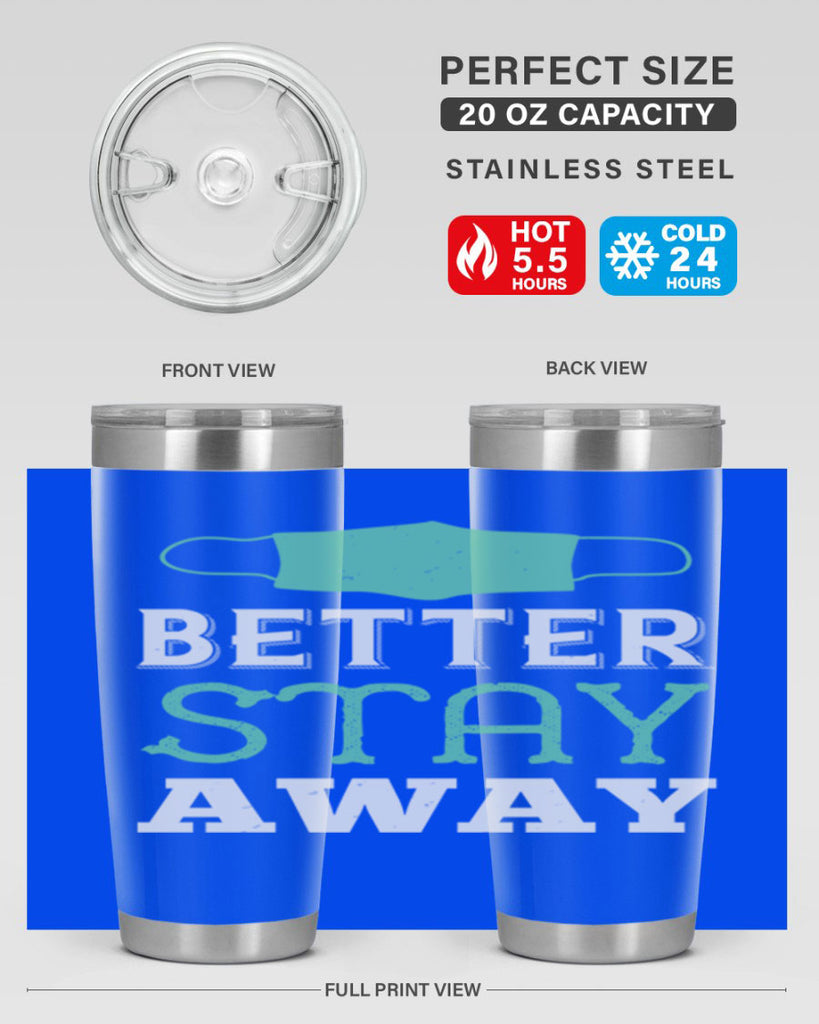 better stay away Style 37#- corona virus- Cotton Tank
