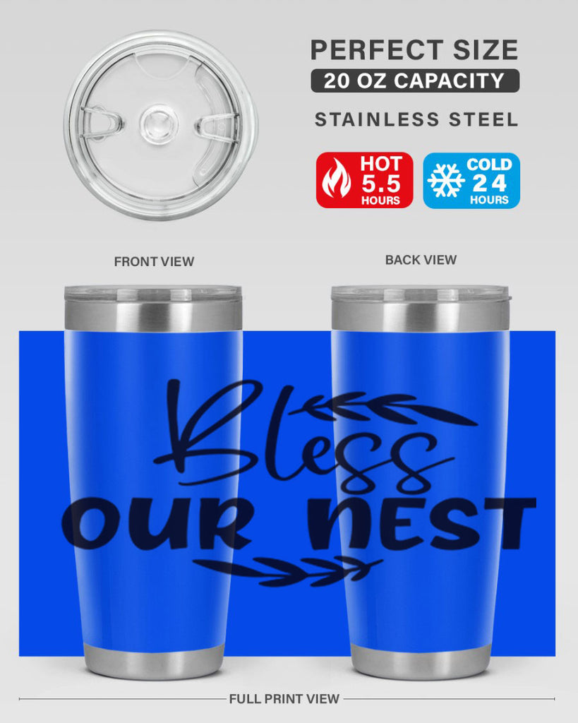 bless our nest 85#- home- Tumbler