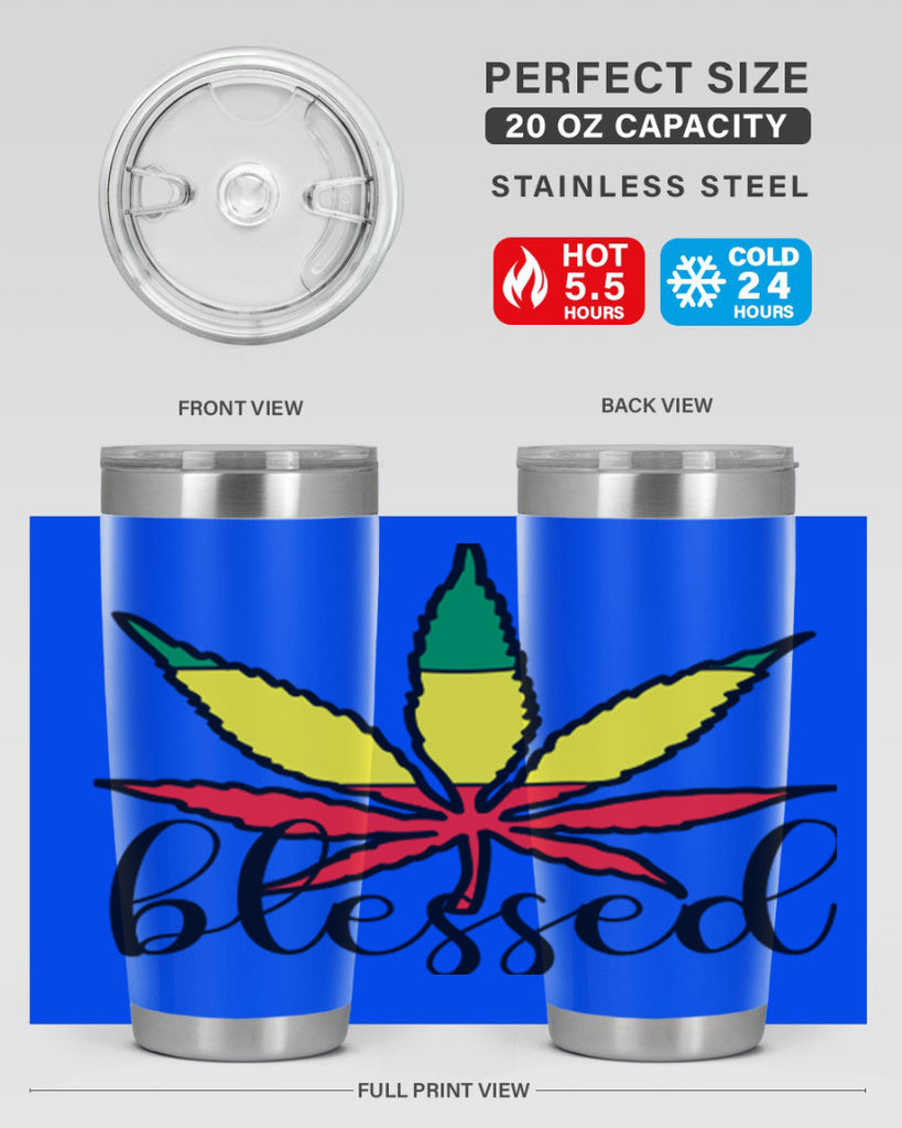 blessed cannabis jamacian 18#- marijuana- Tumbler