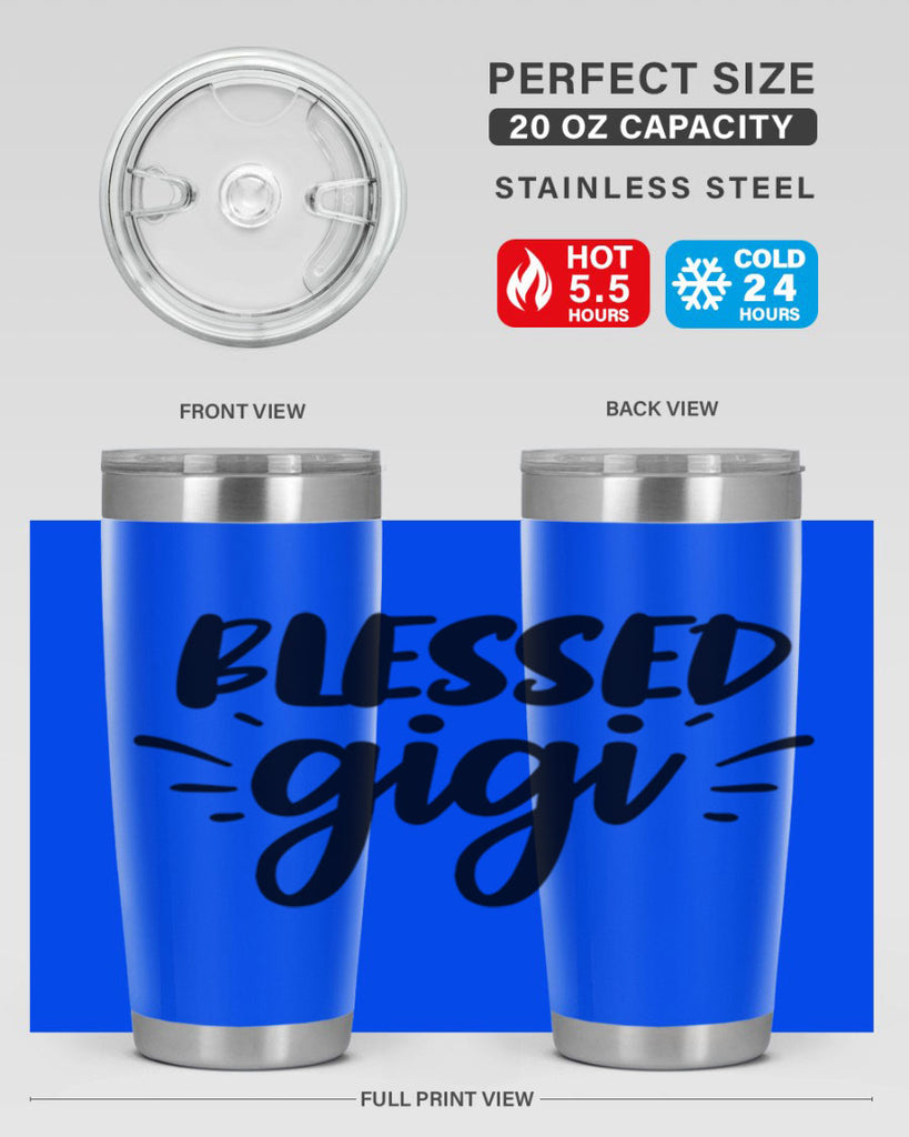 blessed gigi 64#- grandma - nana- Tumbler