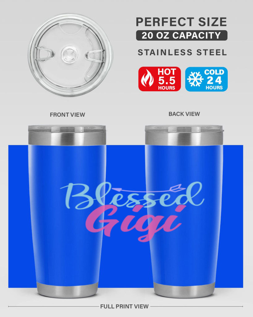 blessed gigi 65#- grandma - nana- Tumbler