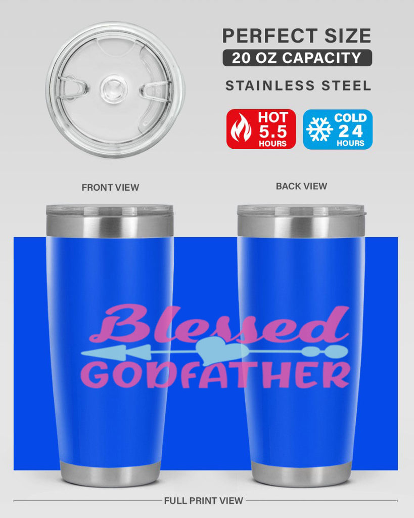 blessed godfather 4#- God Parent- Tumbler