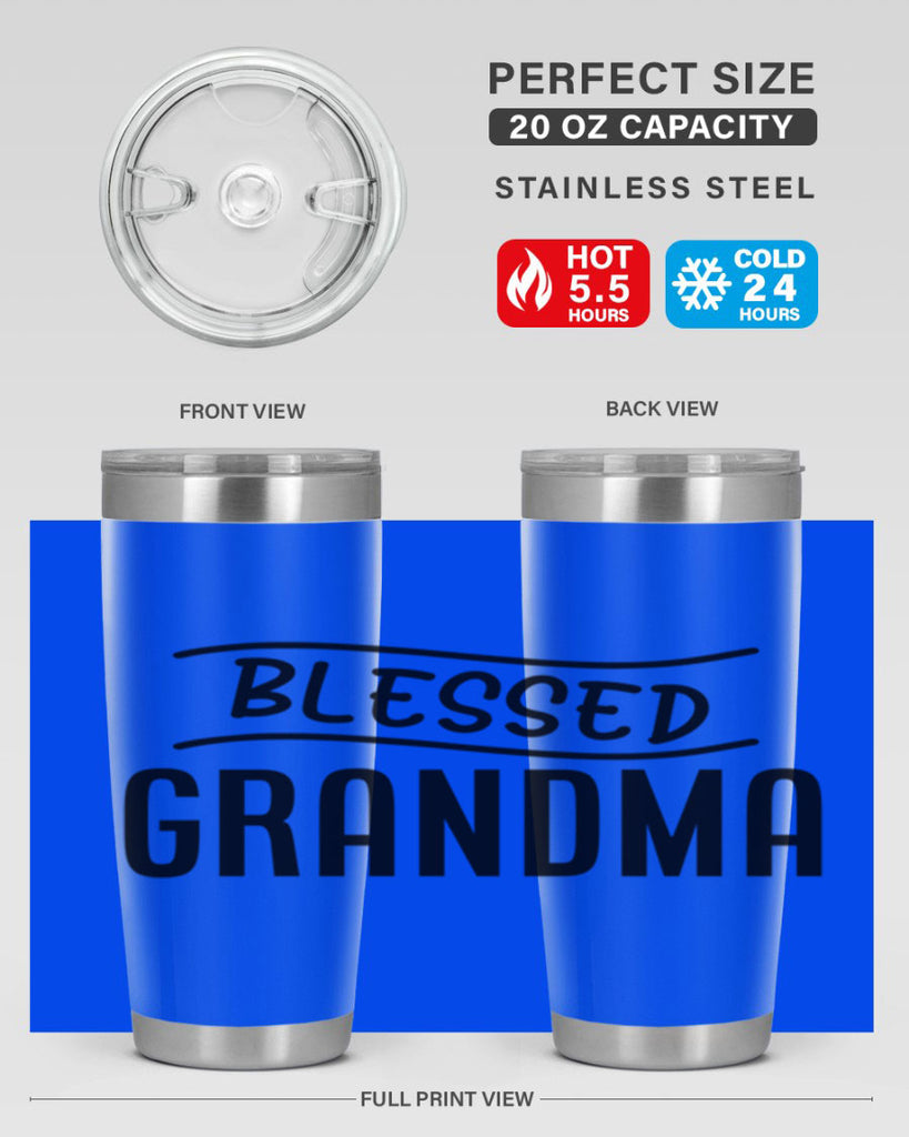 blessed grandma 62#- grandma - nana- Tumbler