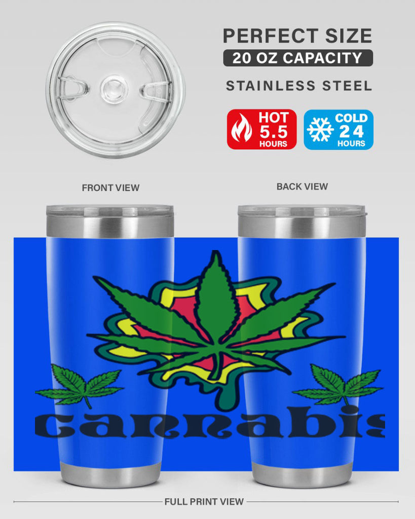 cannabis a 39#- marijuana- Tumbler