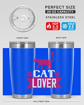 cat lover Style 32#- cat- Tumbler