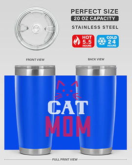 cat mom Style 34#- cat- Tumbler