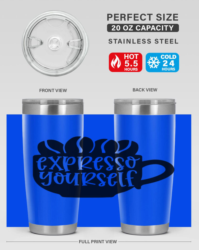 expresso yourself 56#- wine- Tumbler