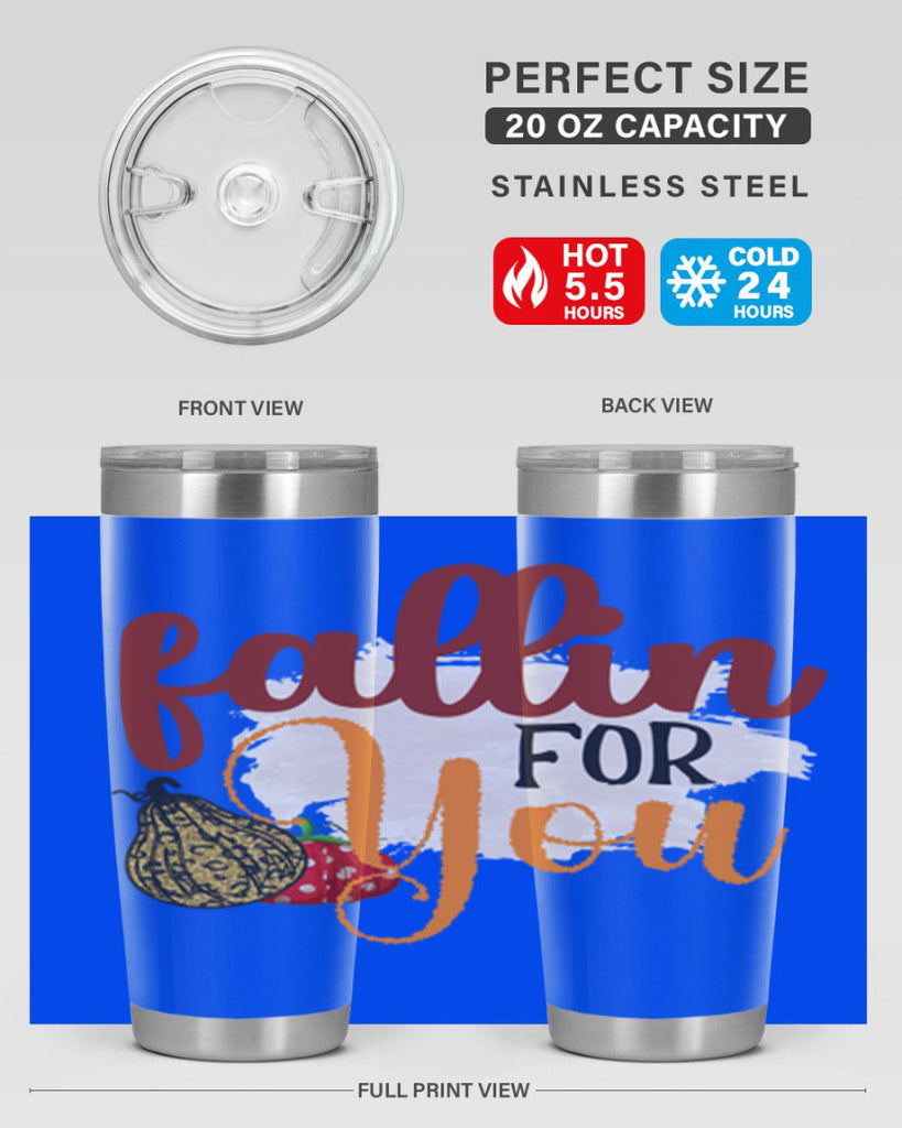 fallin for you 167#- fall- Tumbler