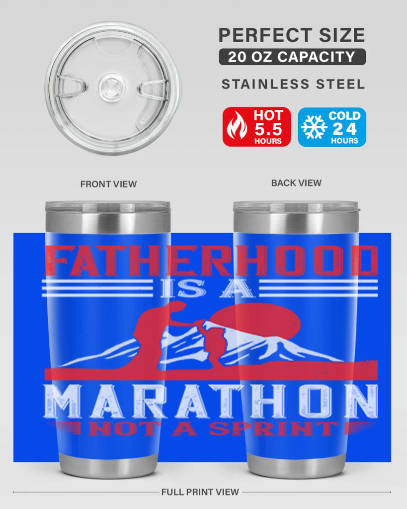 fatherhood is a marathon not a sprint 261#- fathers day- Tumbler