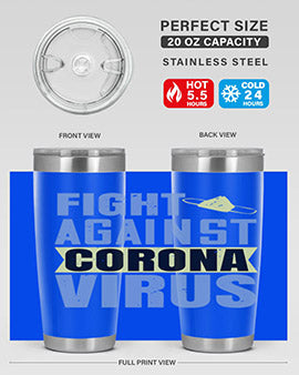 fight against corona virus Style 42#- corona virus- Cotton Tank