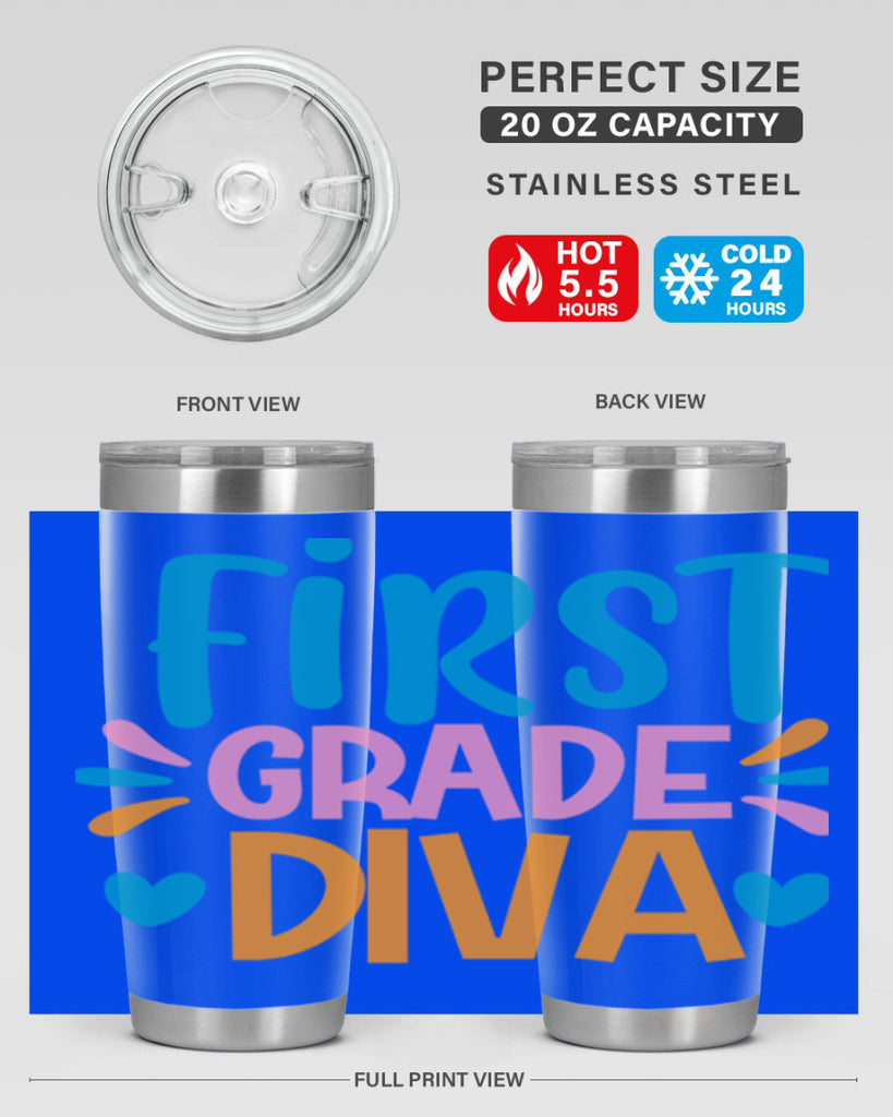 first grade divaaa 21#- 1st grade- Tumbler