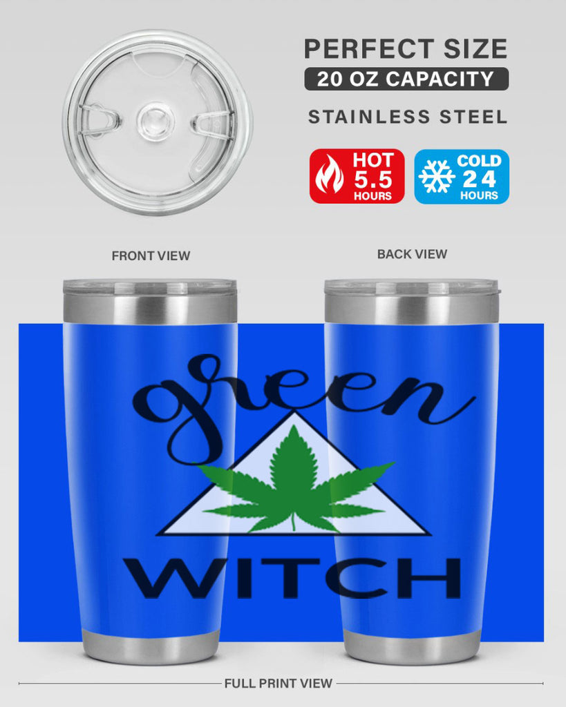 green cannabis with 98#- marijuana- Tumbler