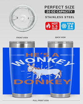 he’s a wonky donkey Style 4#- donkey- Tumbler