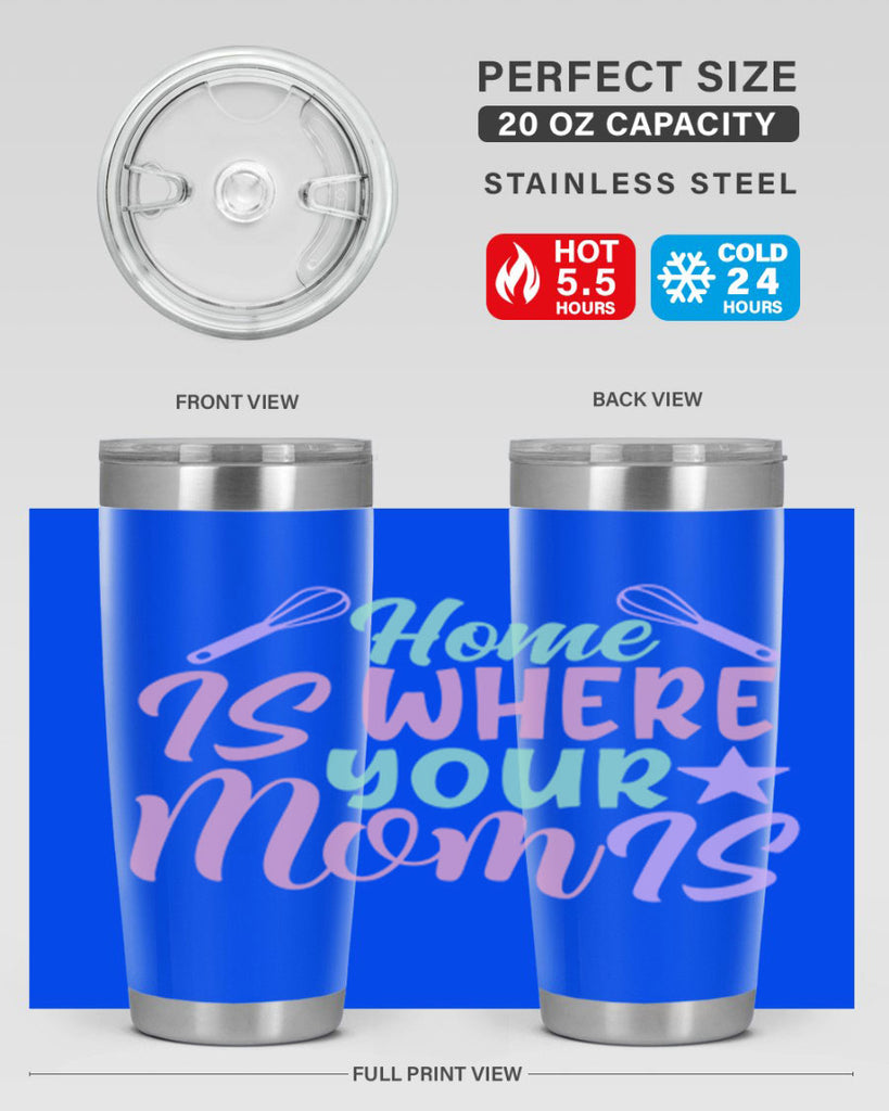 home is where your mom is 37#- home- Tumbler