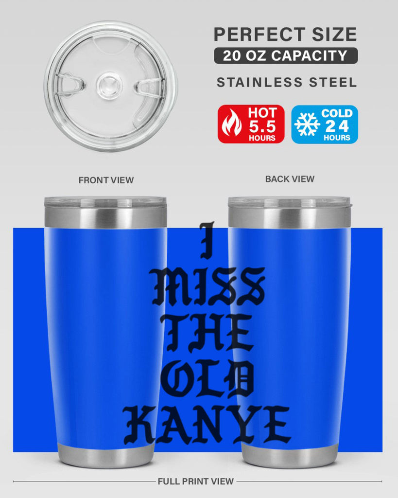 i miss the old kanye pablo 114#- black words phrases- Cotton Tank