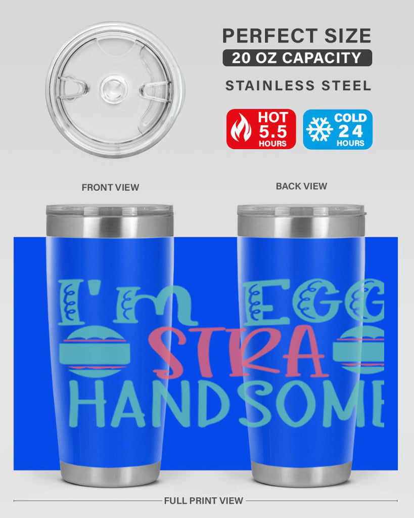 im eggstra handsome 115#- easter- Tumbler