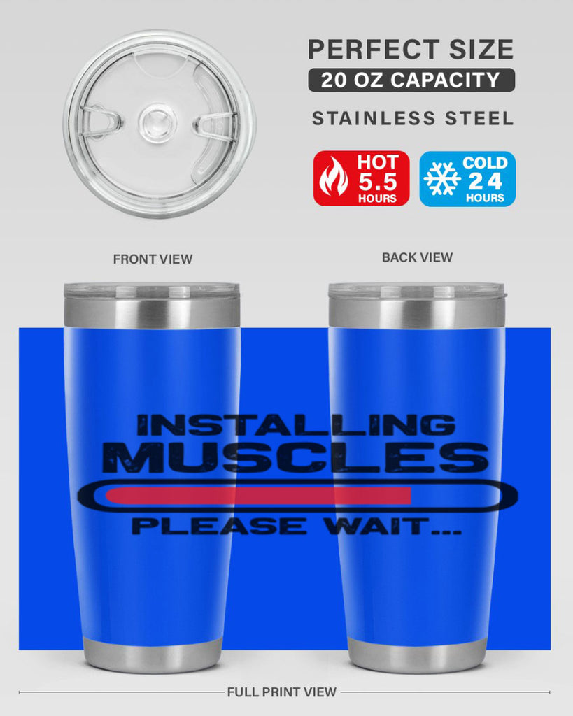 installing muscles please wait 7#- gym- Tumbler