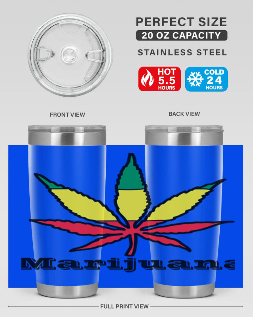 jamican cannabis 164#- marijuana- Tumbler