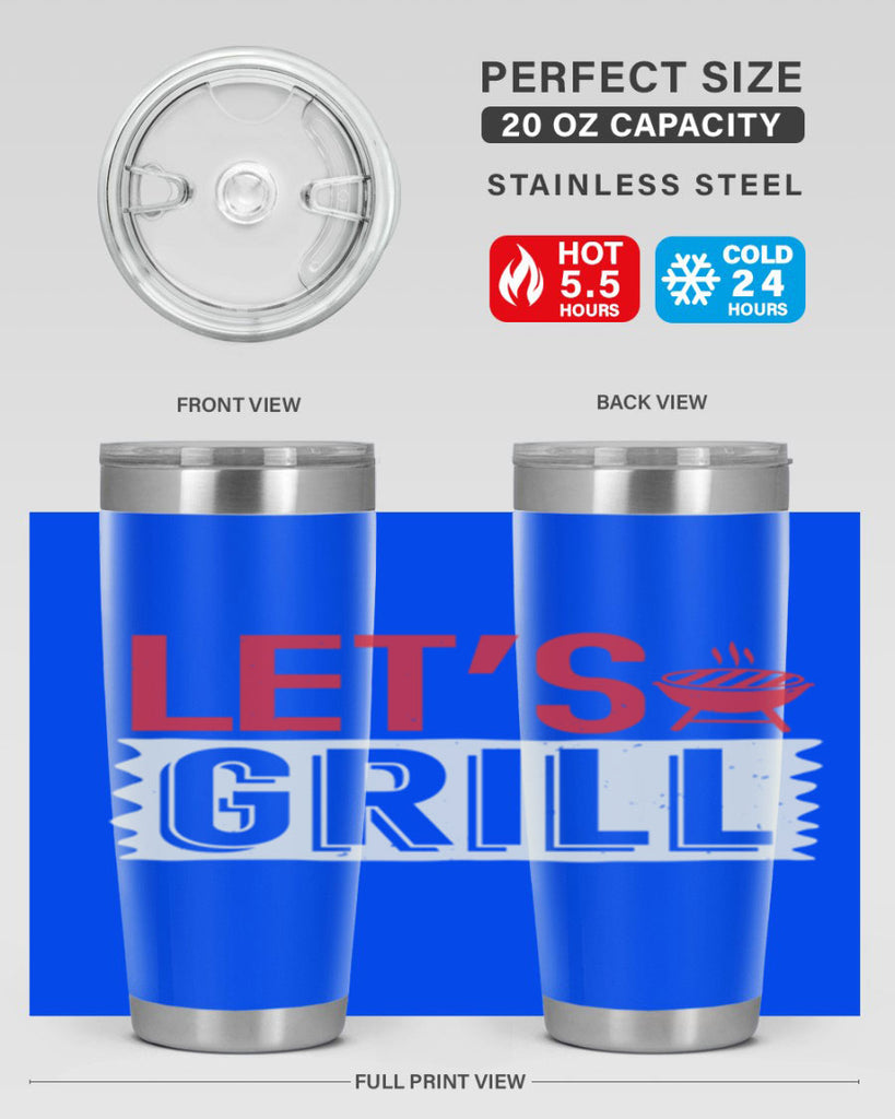 lets grill 25#- bbq- Tumbler