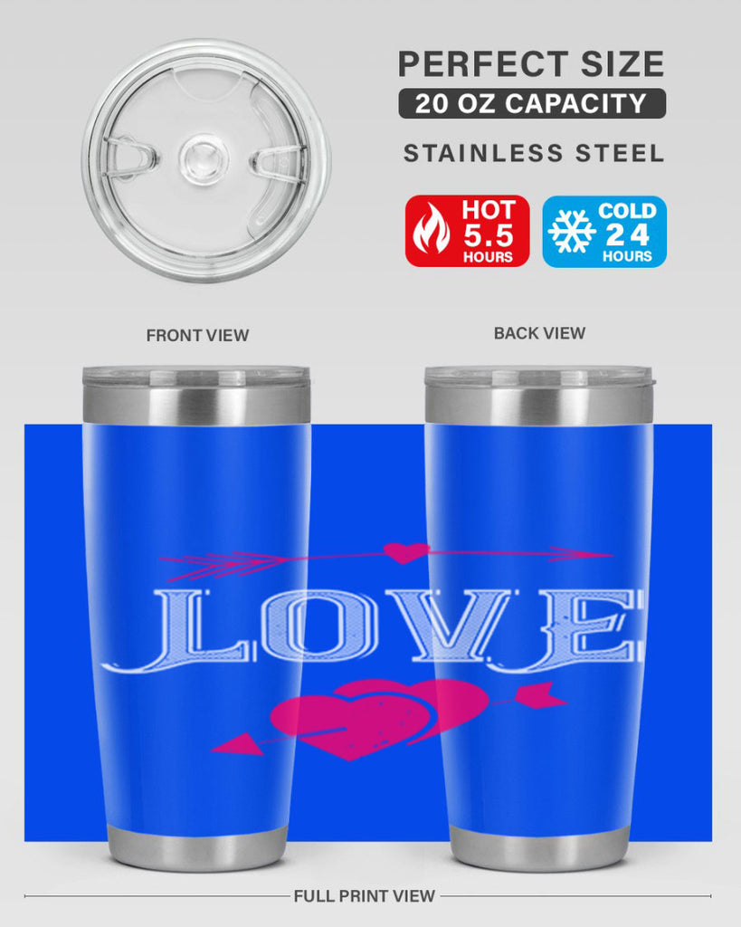 love 41#- valentines day- Tumbler